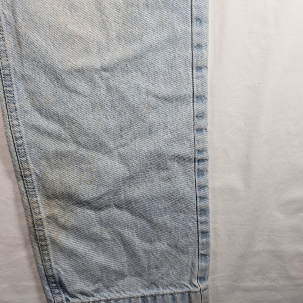 Bershka Carpenter Jeans Mens 30‎ Light Wash Denim Straight Leg Utility Pants - Picture 8 of 16